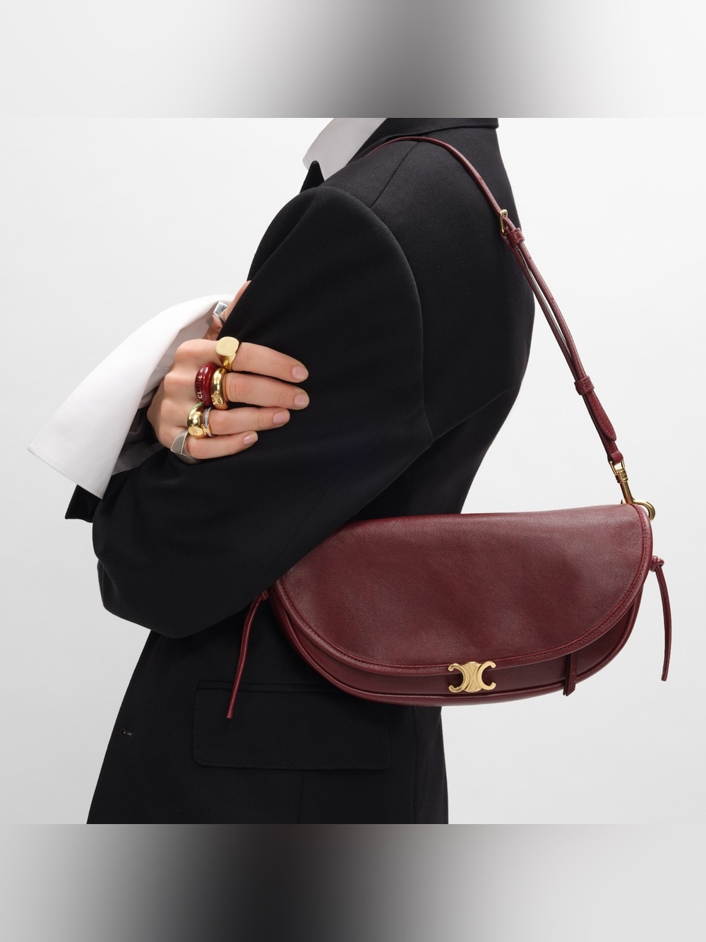 Celine little halfmoon bag - Picture 3 of 11